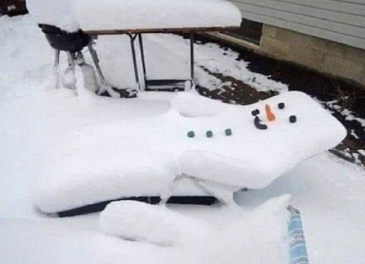 Incredibly Lazy People, snowman