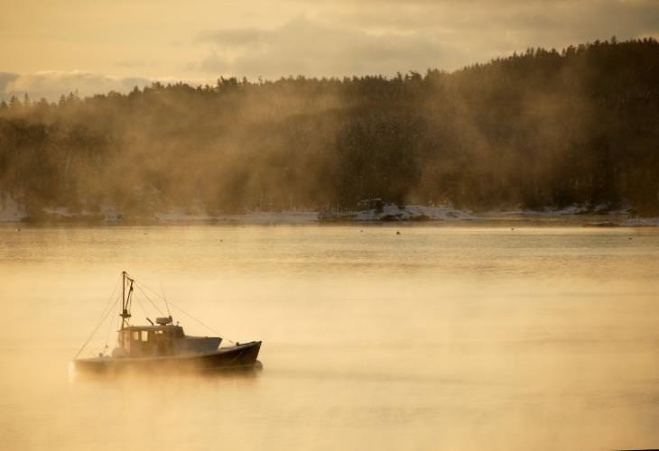 Curious weather words, Sea Smoke