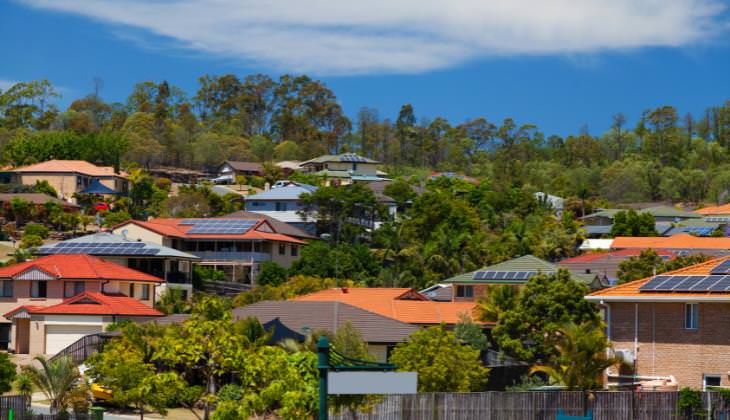 Solar Panels on home 