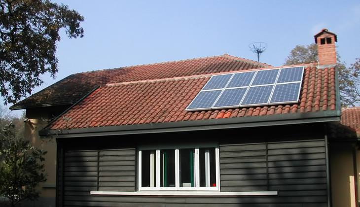 Solar Panels on home 