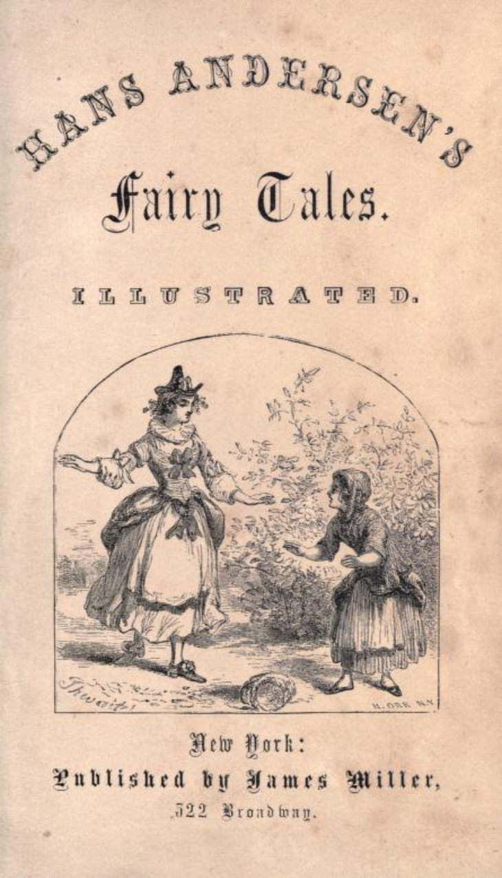 Fairy Tales by Hand Christian Andersen vintage edition front cover