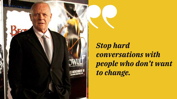  Inspirational Anthony Hopkins Quotes, conversations