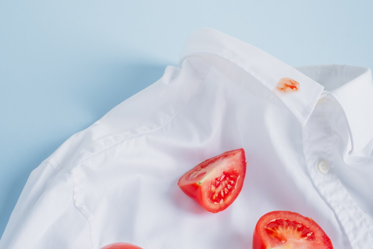 Tomato Stain Removal washable fabrics