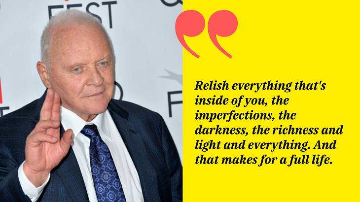  Inspirational Anthony Hopkins Quotes, imperfections