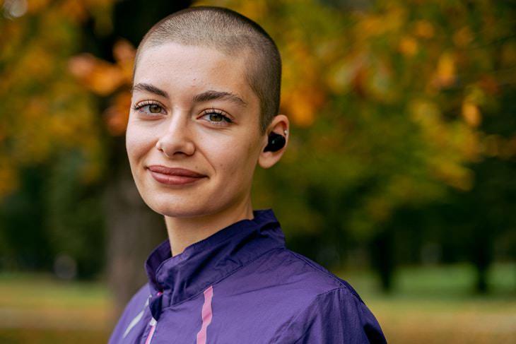 Breast Cancer Myths woman with short hair smiling