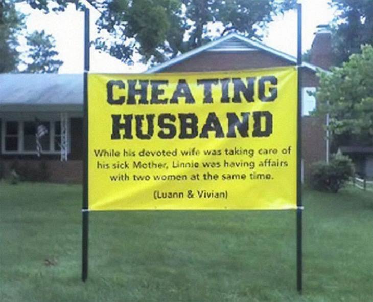 Evocative Signs, cheating