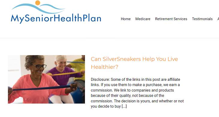 Blogs for Seniors, My Senior Health Plan