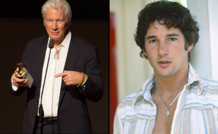 Richard Gere now and then