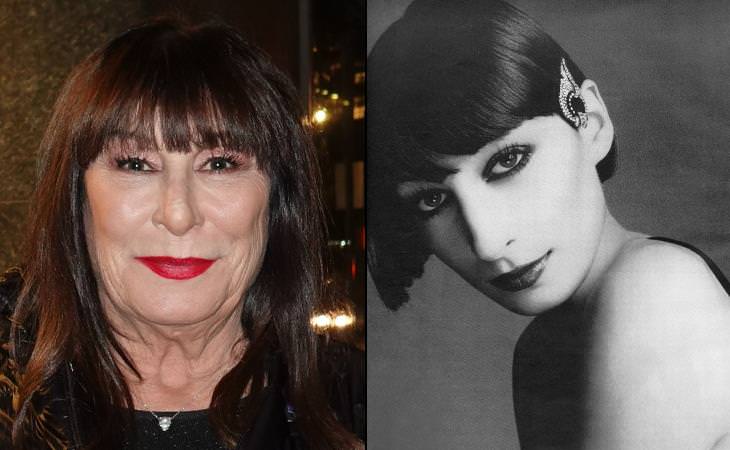 Anjelica Huston now and then