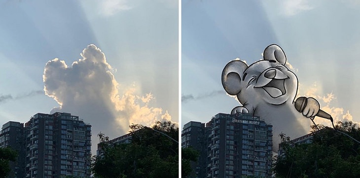 Figures in Clouds, rat