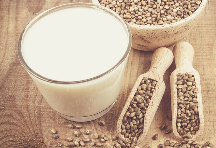 Beneficios para la salud de la leche de cáñamo, nutritiva 