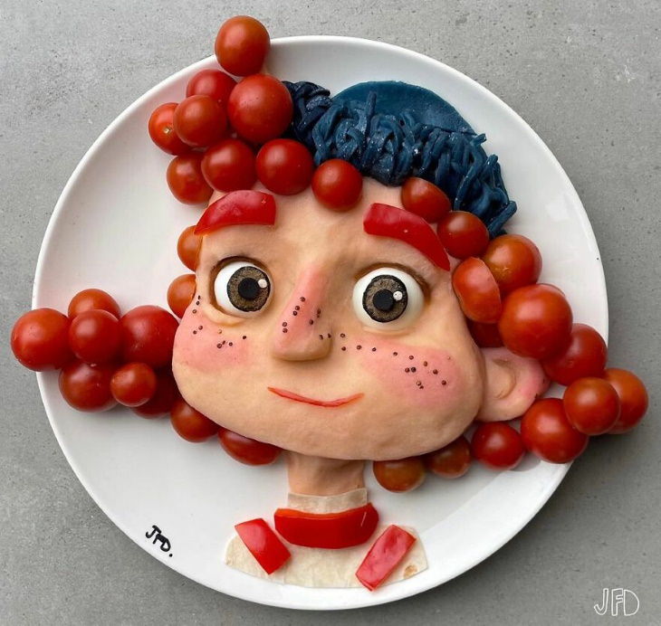 Food Art by Laleh Mohmedi Giulia from Luca (2021)