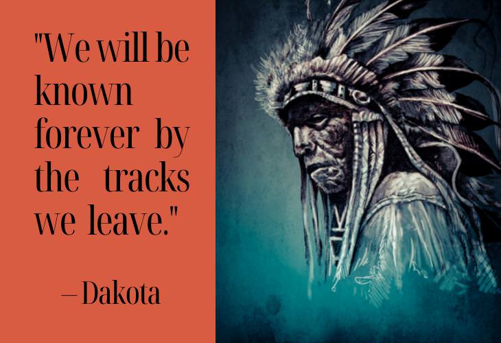 Native American Proverbs, TRACKS