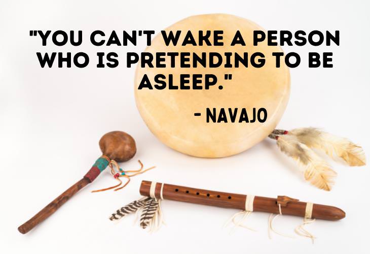 Native American Proverbs, pretend