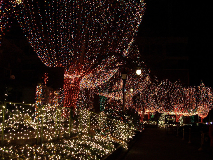 Christmas Light Exhibition at FAYETTEVILLE, 