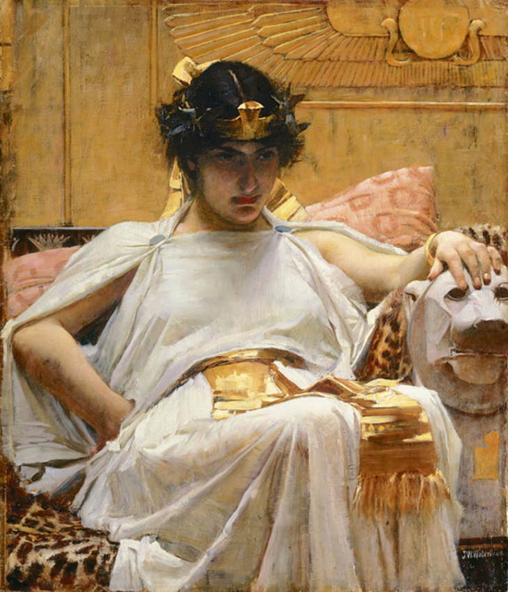 Mysteries From Ancient History Cleopatra (1888) by John William Waterhouse