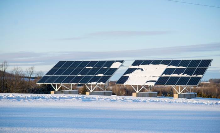 snow no solar panels 