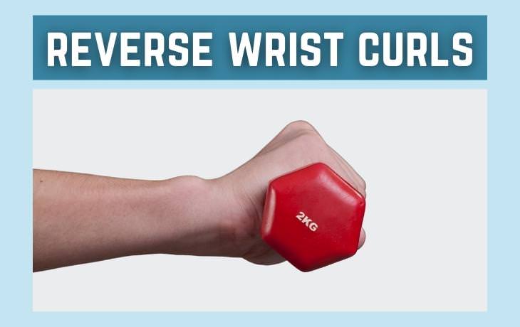 Tennis Elbow Exercises  Reverse wrist curl