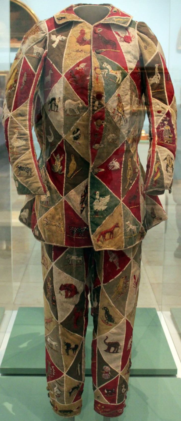 Archeological Finds 18th-century costume of a harlequin