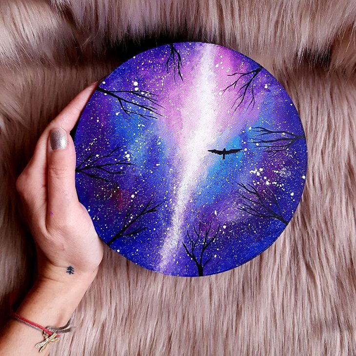 Paintings of Forests on Wood, magical