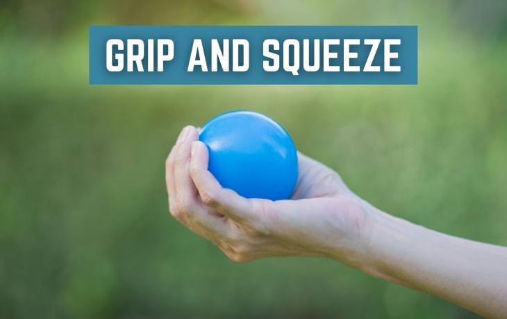 Tennis Elbow Exercises grip and squeeze
