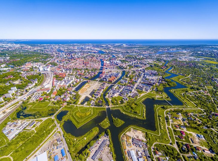 Aerial Views of Poland, Gdańsk