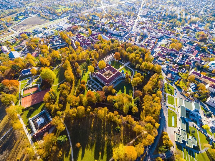 Aerial Views of Poland, Łańcut Castle 