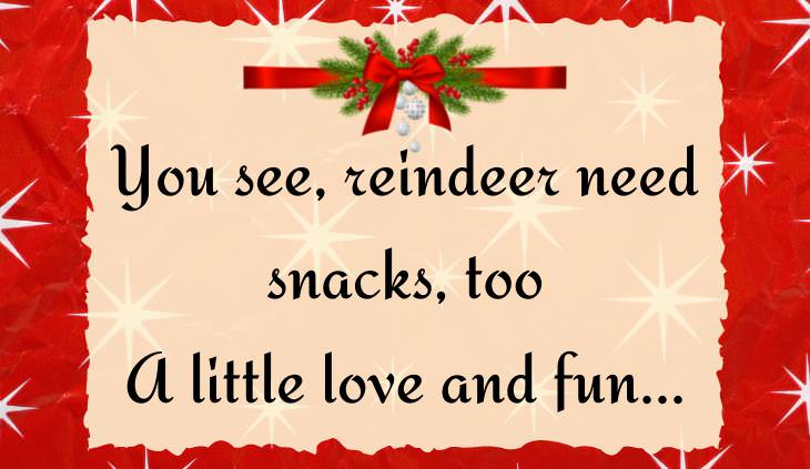 Remember the Reindeer poem