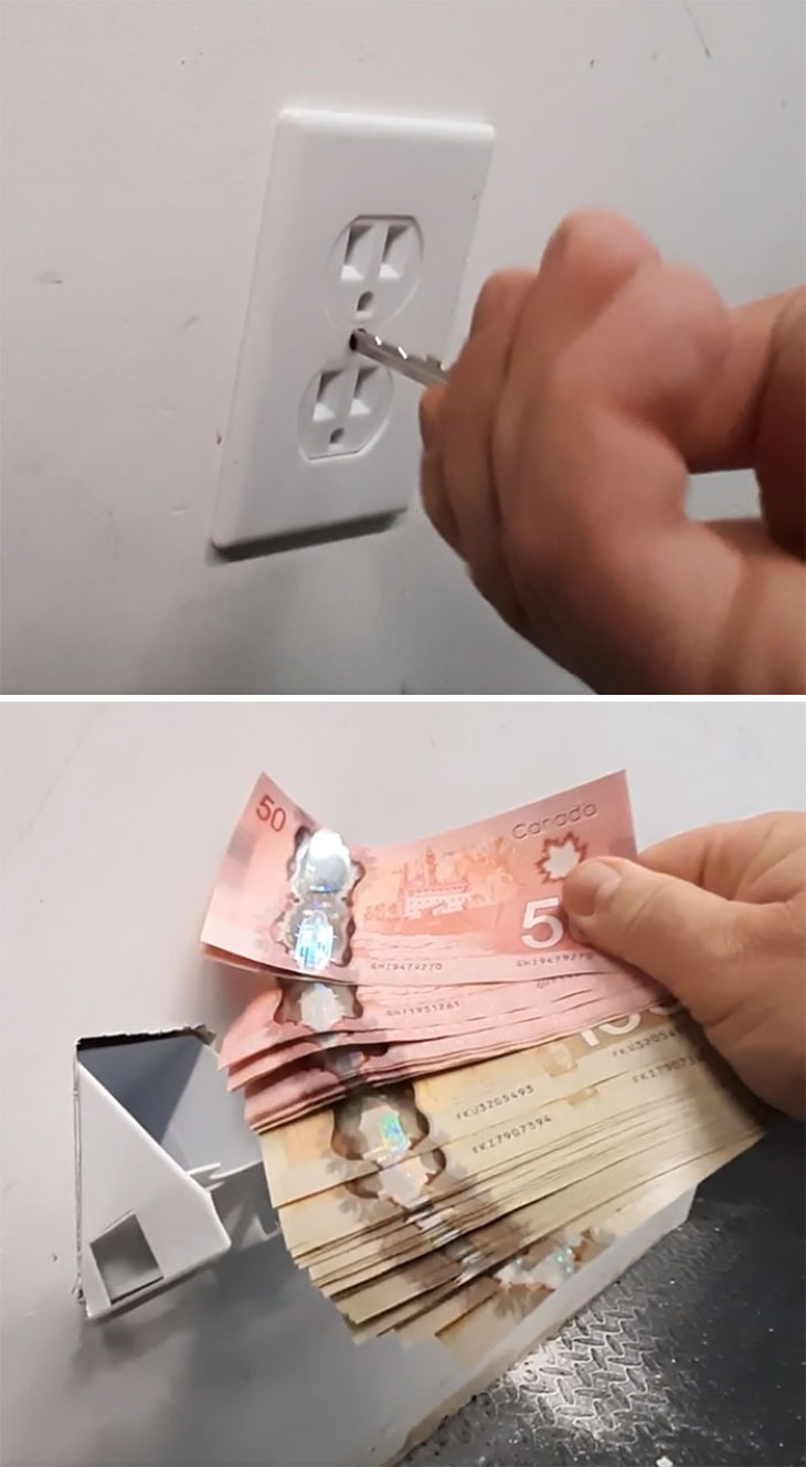 Money Cuff with Secret Stash Pocket  StashVault - Secret Stash Compartments