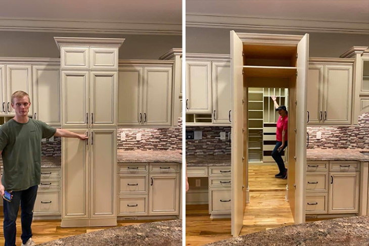 Secret Rooms and Compartments kitchen pantry