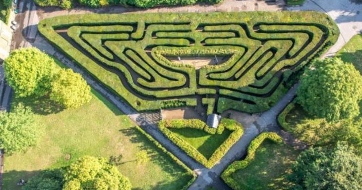 Maze Hampton Court Palace Maze, Surrey