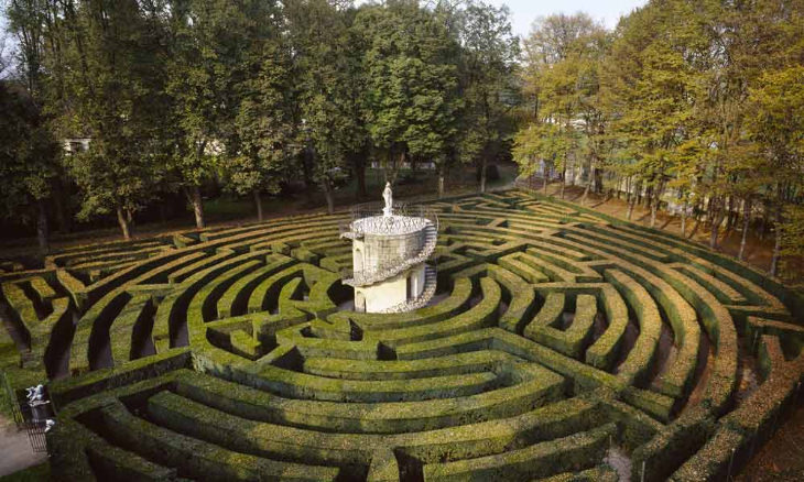 Maze Villa Pisani Labyrinth, Stra, Italy