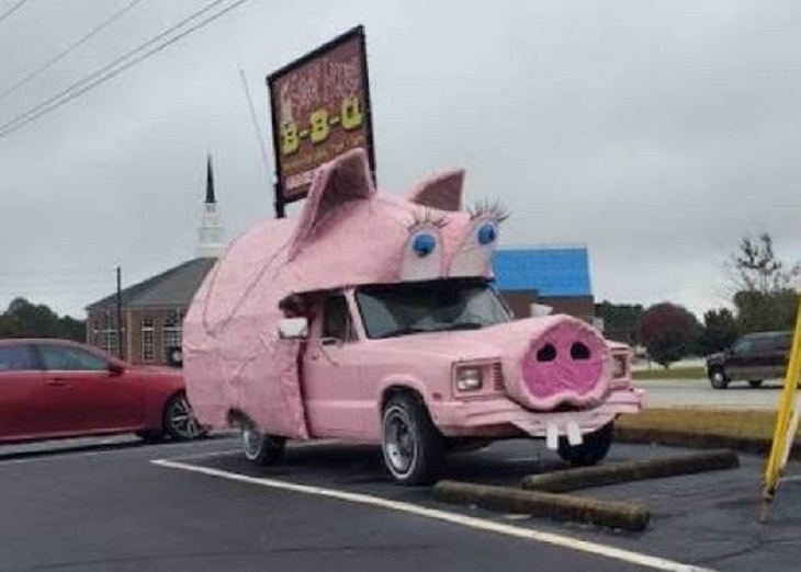 Weird Cars, pig