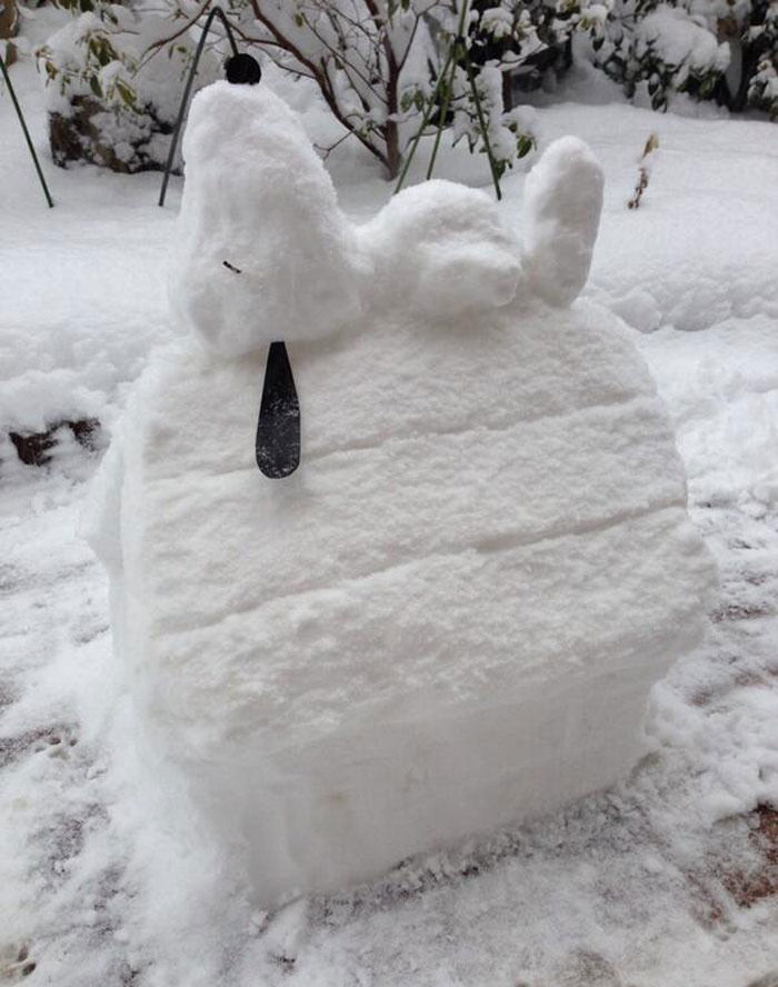Snowman Snoopi