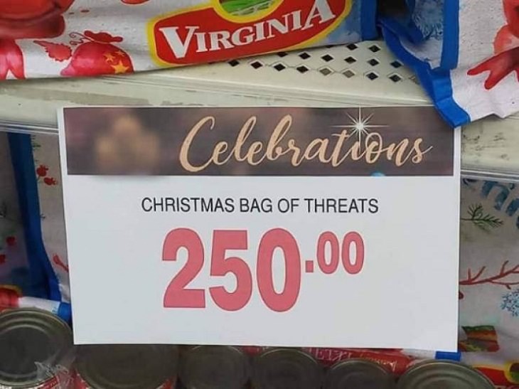 Funny Signs, christmas