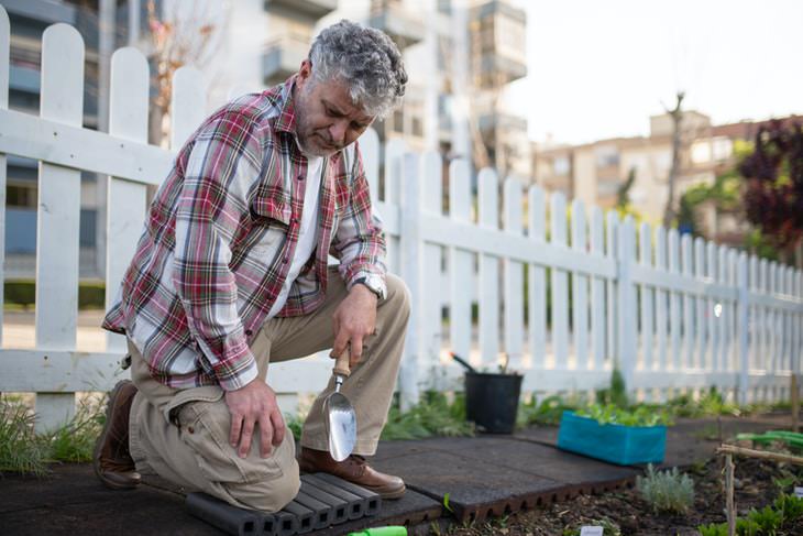 Active Life vs Gym Exercise For Seniors man gardening