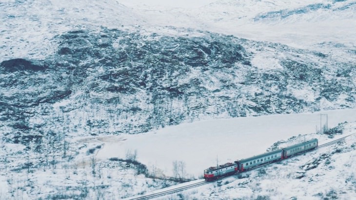 Winter Train Rides, Arctic Circle Train
