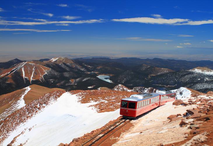 Winter Train Rides, The Broadmoor Manitou and Pikes Peak Cog Railway