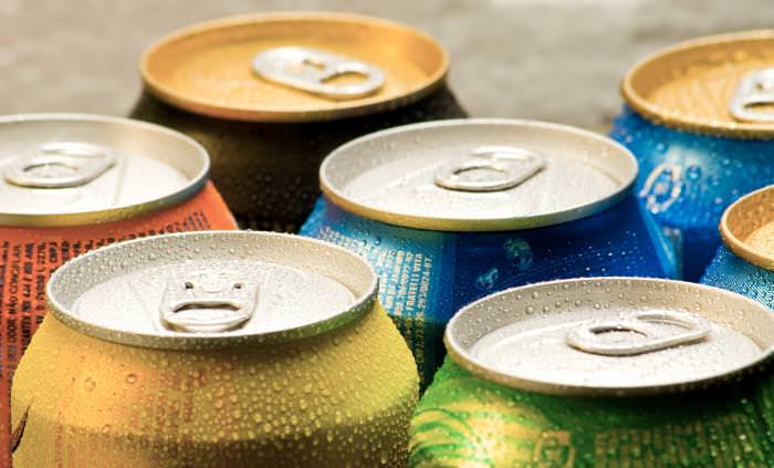 soda cans