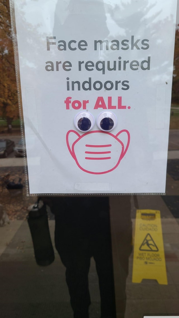 Altered Signs googly eyes face masks