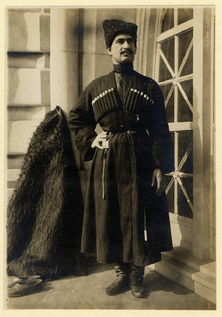 Portraits of Ellis Island Immigrants, Cossack immigrant