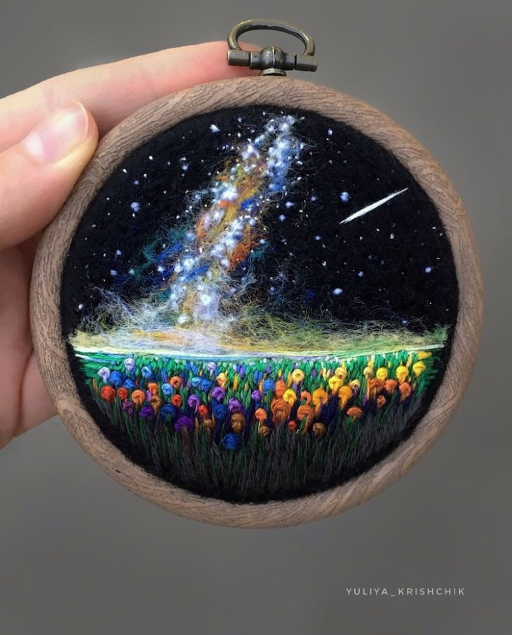 Yuliya Krishchik Embroidery Art