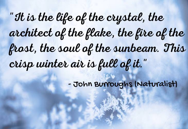 Beautiful Quotes About Winter, crystal