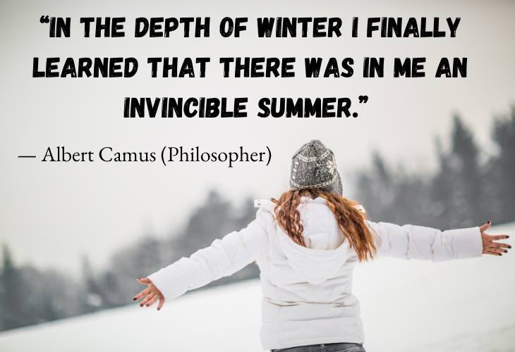 Beautiful Quotes About Winter, wise words