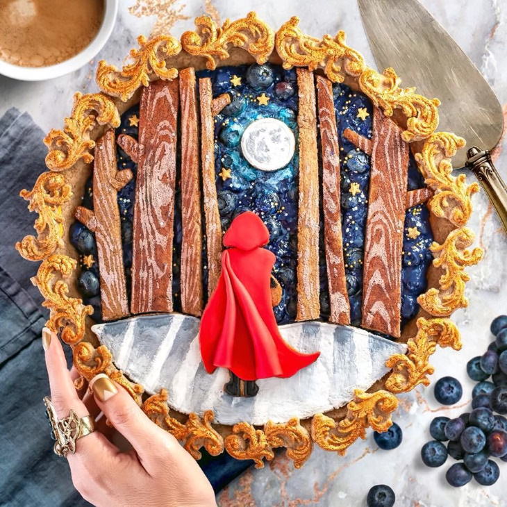 Beautiful Home Baked Cakes and Cookies Little Red Riding Hood