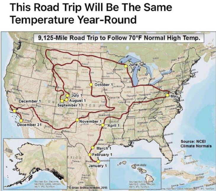 Weird and Wonderful MAPS, road trip