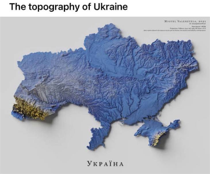 Weird and Wonderful MAPS, ukraine
