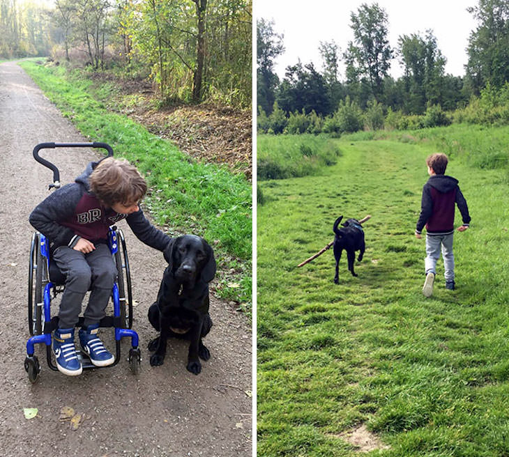 Adorable Friendships Between Kids & Their Dogs, support dogs