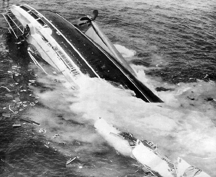 Pulitzer Prize-Winning Photos, Andrea Doria sinking