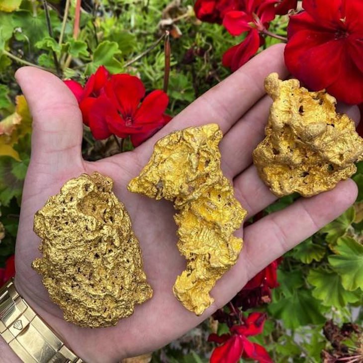 19 Images Showcasing the World’s Endless Wonders, massive, natural Gold nuggets 